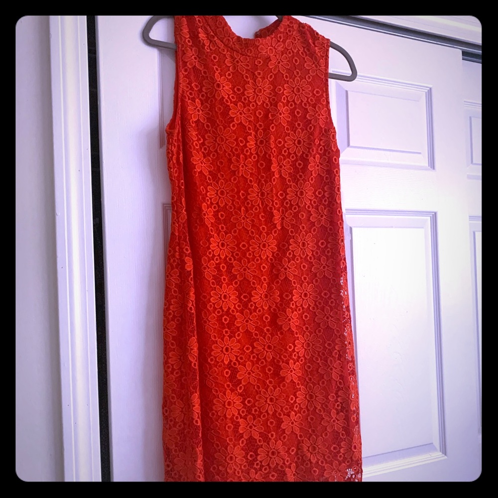 Red dress